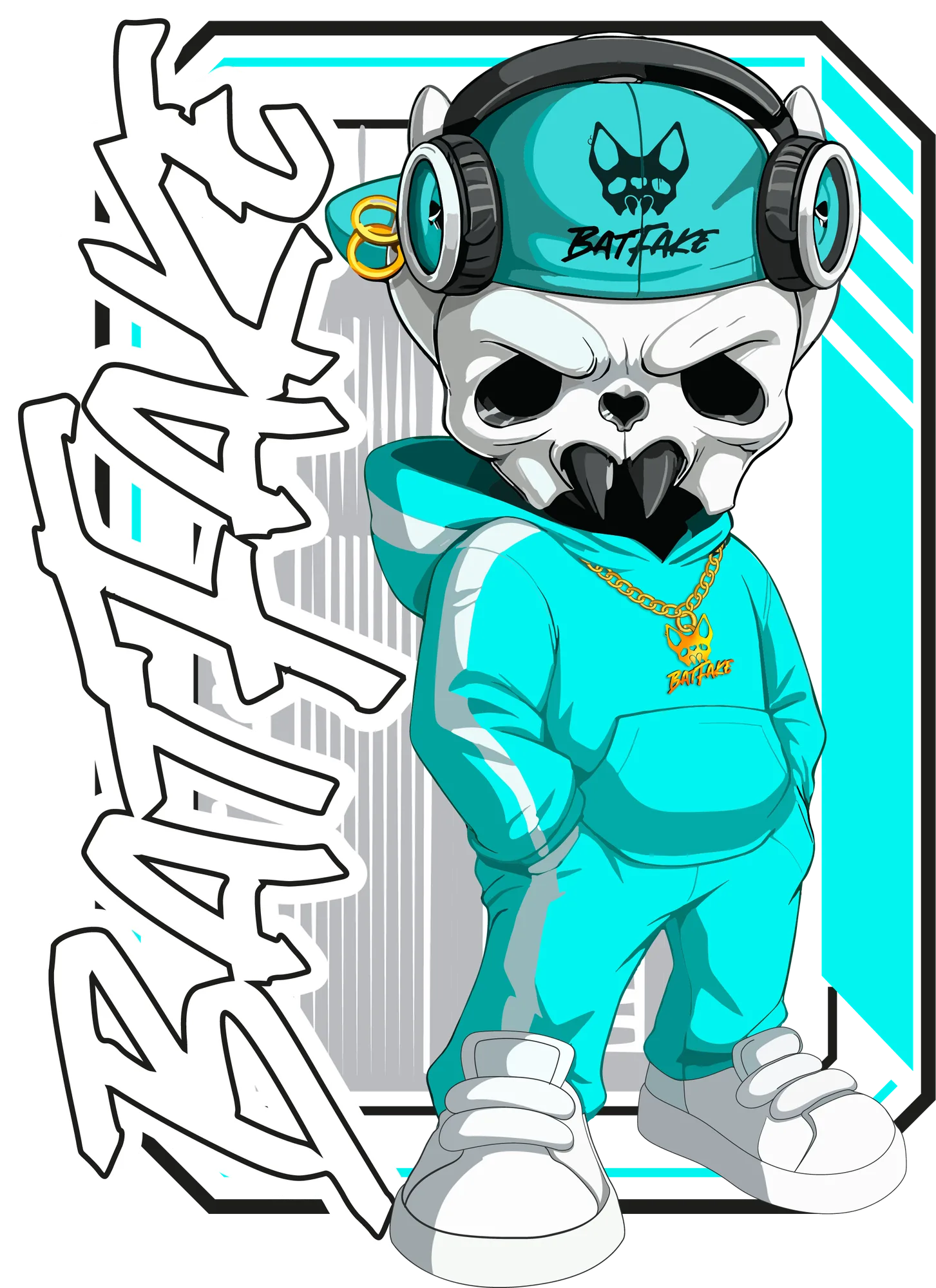 Batfake - Diseño para Camiseta 2 Back